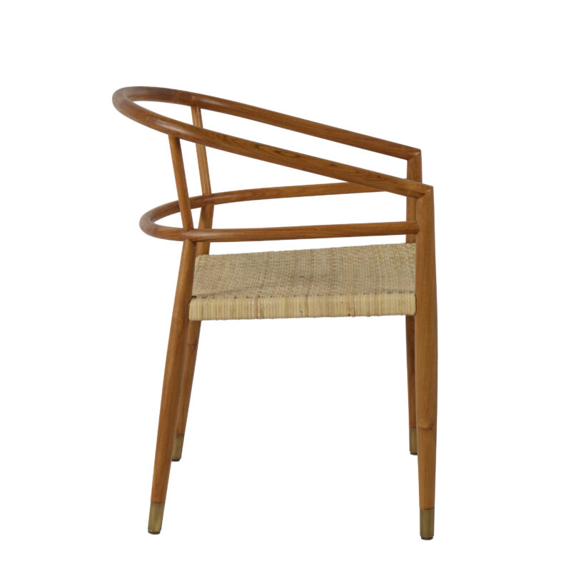 Orange Arm Chair 58x58x79 CM C scaled