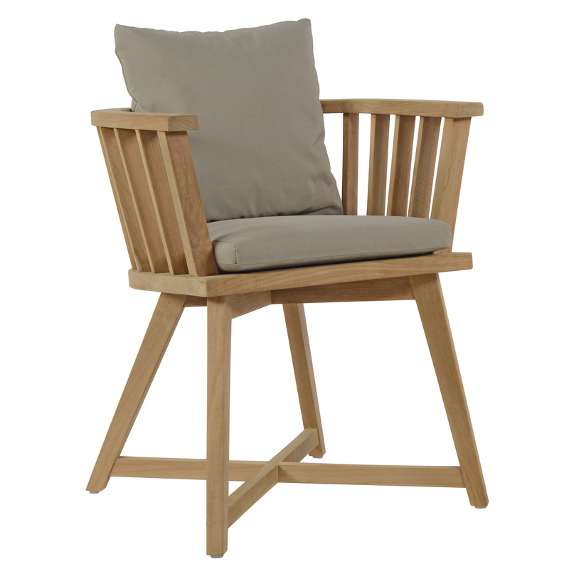 Gray Arm Chair 64x55x72 cm